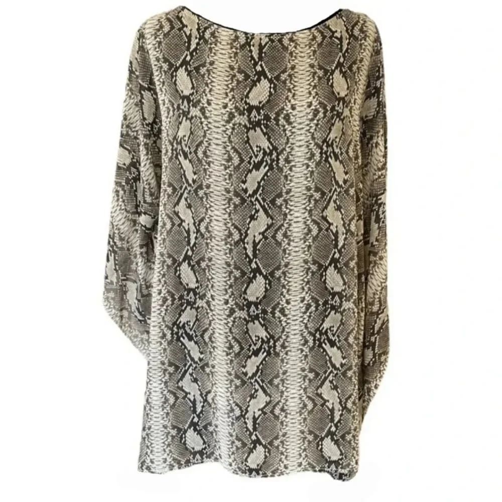 Vince Camuto Snakeskin Print Swim Cover Up